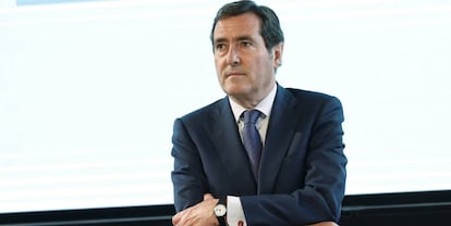 El presidente de la patronal CEOE, Antonio Garamendi.