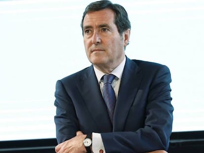 El presidente de la patronal CEOE, Antonio Garamendi.