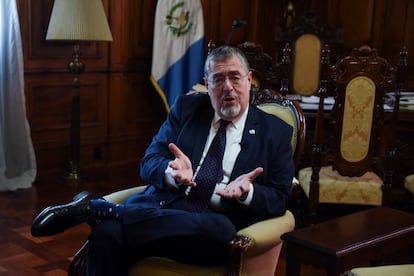 Bernardo Arévalo, en una entrevista en febrero pasado en Ciudad de Guatemala.