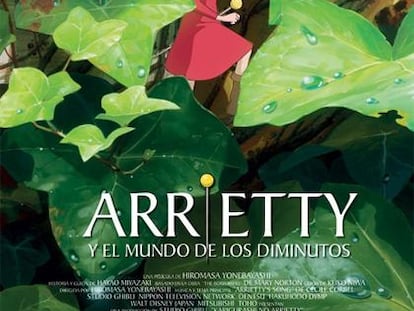 Cartel de Arrietty y el mundo de los diminutos
