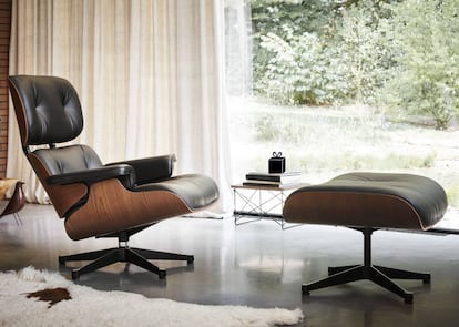 Ray Eames diseñó junto a su marido Charles la famosa Eames Lounge Chair. |