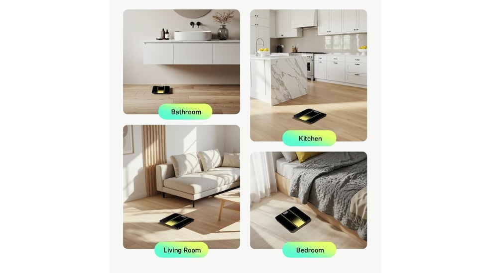 La báscula tiene un diseño sofisticado que se adapta bien a cualquier estancia de la casa.