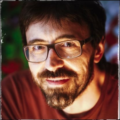 El actor Israel Elejalde, este verano en Madrid.
