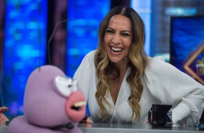 Mónica Naranjo, durante su paso por el programa 'El Hormiguero' este jueves.