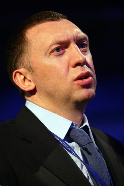 El millonario ruso Oleg Deripaska, en el XI Forum Económico Internacional celebrado en San Petesburgo en 2004.
