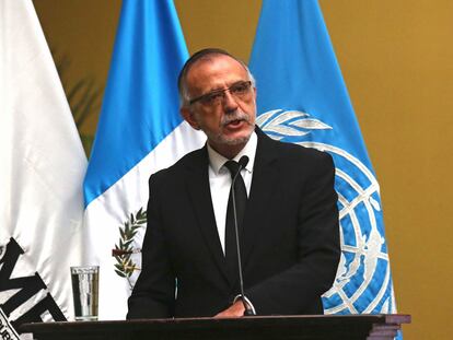 Iván Velásquez, en una imagen de octubre de 2017, entonces jefe de la Comisión Internacional contra la Impunidad (CICIG).