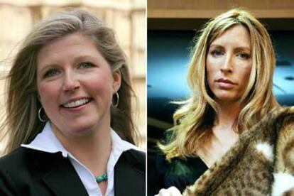 A la izquierda, Melissa Miller. A la derecha, la futura ex de Paul MacCartney, Heather Mills.