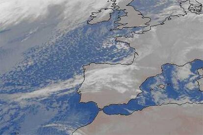 Imagen tomada por el Meteosat