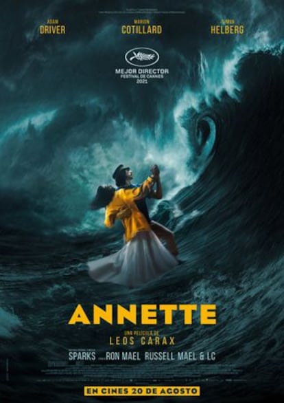 Cartel de 'Annette', de Leos Carax.