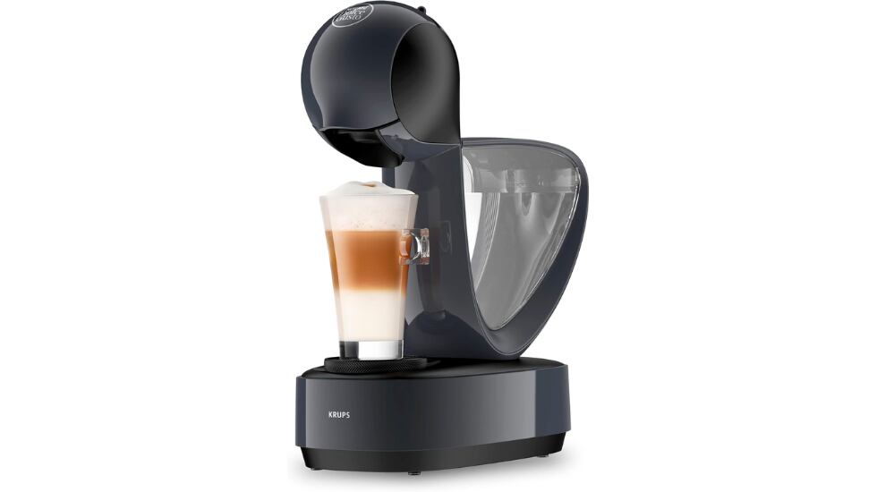 Vista de la cafetera Nescafé Dolce Gusto Infinissima Cosmic Krups.