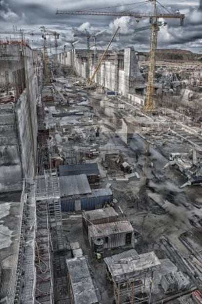 Obras de ampliação do Canal do Panamá, realizadas pelo consórcio GUPC.