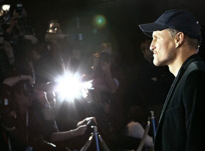 Woody Harrelson, uno de los dos intérpretes principales de <i>The messenger, </i>ayer en la presentación del filme en el Festival de Berlín.