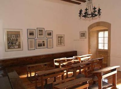 El aula del IES Antonio Machado, en la que el poeta dio clases de francés durante cinco años.