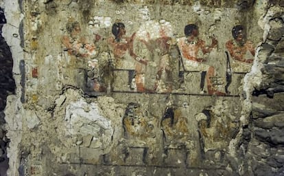 La tumba que perteneció a un responsable de alto rango que vivió durante la XVIII dinastía faraónica (1569-1315 a.C.).