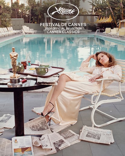 La fotografía que le hizo Terry O’Neill es el cartel del Festival de Cannes 2024.