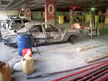 Imagen del parking de Barajas.
