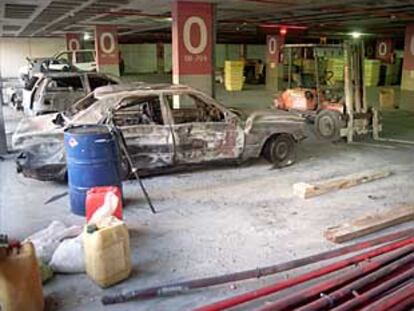 Imagen del parking de Barajas.