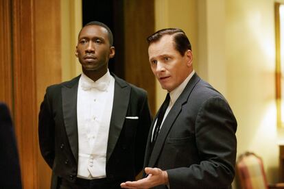 Mahershala Ali y Viggo Mortensen en 'El libro verde' (2018).