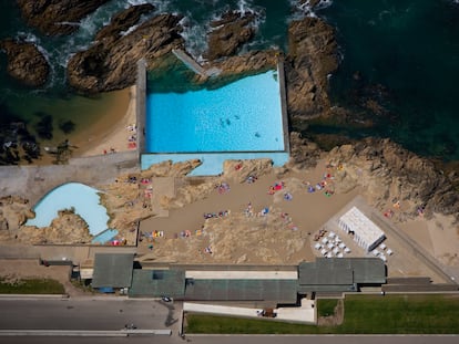 Piscinas de marea de Leça da Palmeira, en Matosinhos (Portugal), diseñadas por Alvaro Siza.