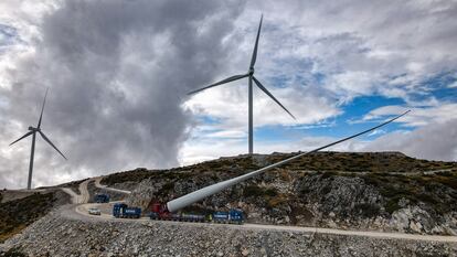 Parque eólico de Siemens Gamesa en Grecia, en una imagen de 2020.