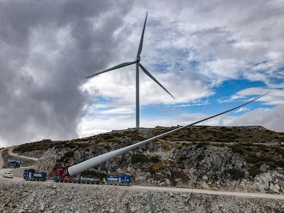 Parque eólico de Siemens Gamesa en Grecia, en una imagen de 2020.