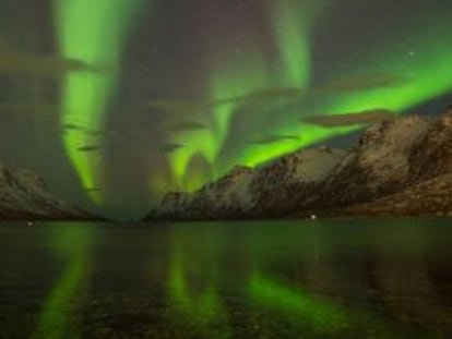 En busca de las auroras boreales por los fiordos noruegos