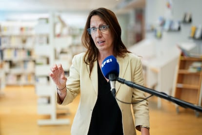 La historiadora del arte Judith Urbano, el pasado lunes en el Instituto Francés de Madrid.