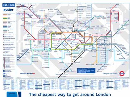 Mapa de metro de Londres