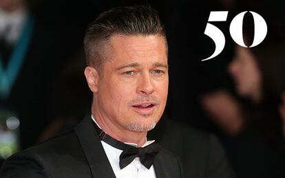 Aunque no los aparente Brat Pitt tiene 50 años