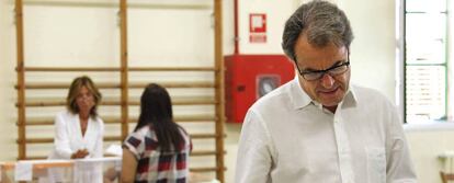 El expresidente de la Generalitat de Cataluña Artur Mas en las elecciones de junio de 2016.