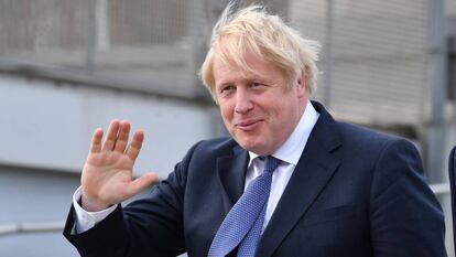 El primer ministro británico, Boris Johnson, el pasado viernes.