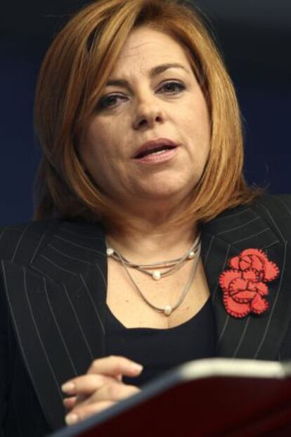 La dirigente socialista, Elena Valenciano.