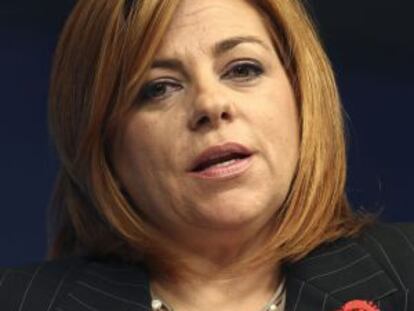 La dirigente socialista, Elena Valenciano.