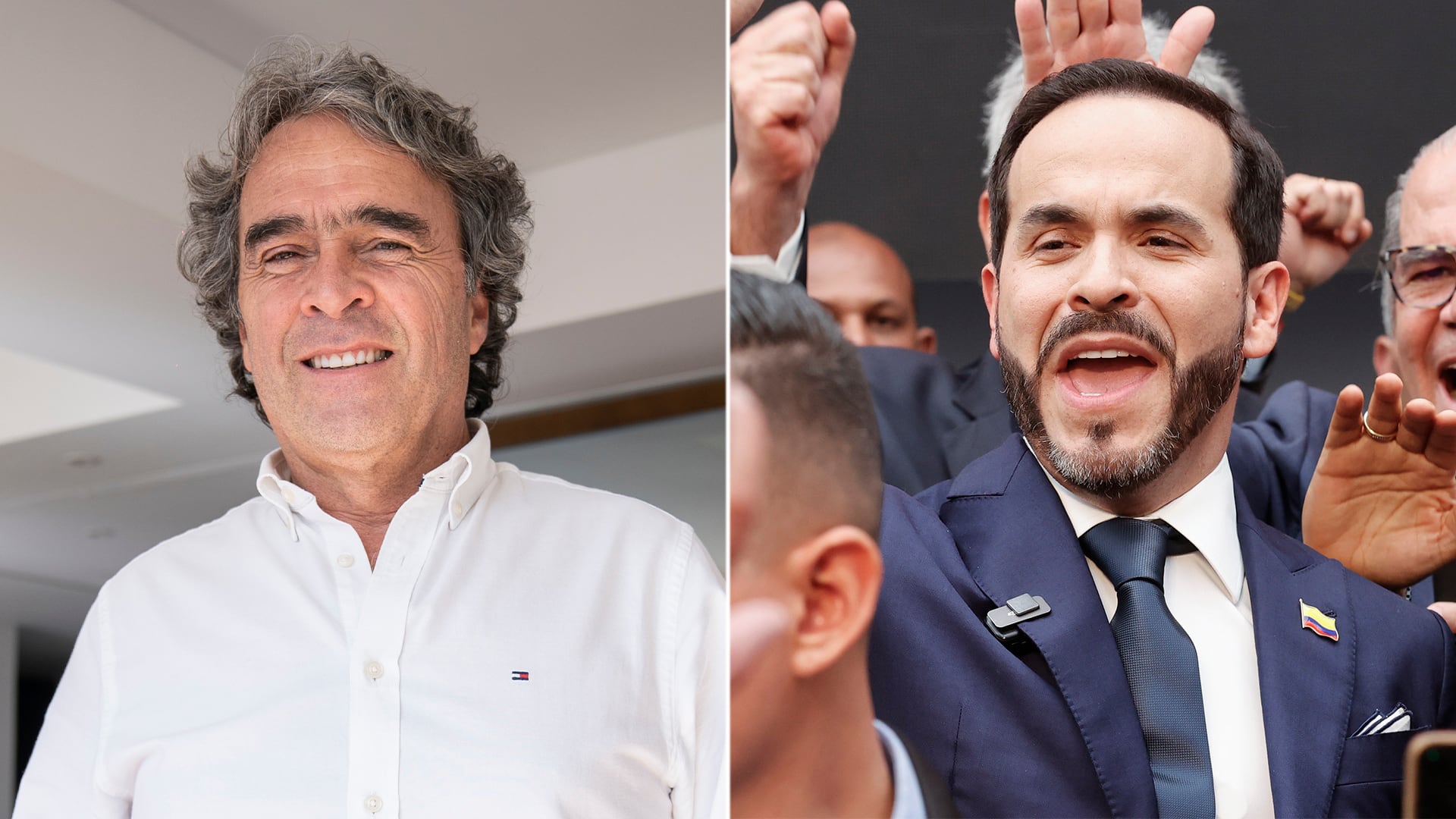 Sergio Fajardo cierra la puerta a una consulta de centro y Abelardo De la Espriella rechaza a la de derecha