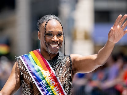 Billy Porter en la manifestación del orgullo LGTBIQ+ en Nueva York, el 25 de junio de 2023.