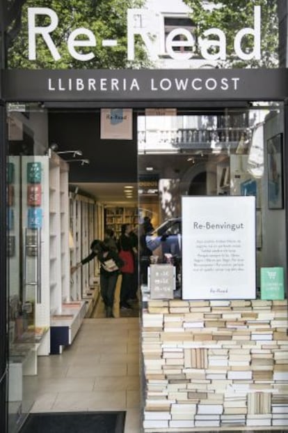 Imagen de la librer&iacute;a &lsquo;lowcost&rsquo; barcelonesa Re-Read. 