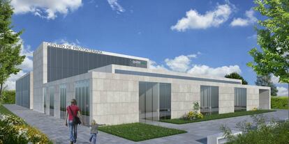 A rendition of what Quirónsalud's proton therapy center will look like.