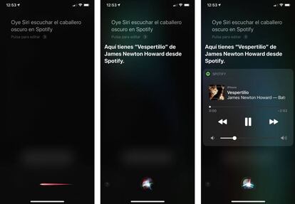 Spotify se integra con Siri.