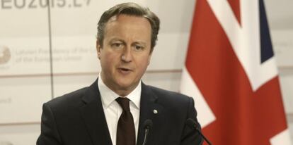 El primer ministro brit&aacute;nico, David Cameron. REUTERS
 
