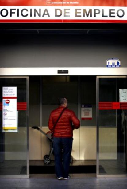 An employment office in the Madrid region. 