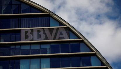 Edificio La Vela, sede operativa de BBVA en Madrid