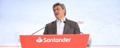 El consejero delegado de Santander, José Antonio Álvarez.