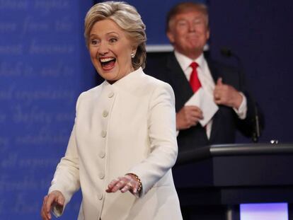 Hillary e Clinton em Las Vegas.