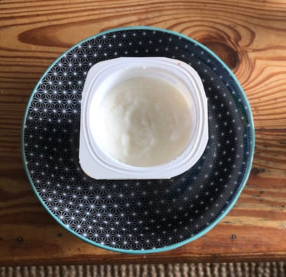 Yogur caducado de 5 años