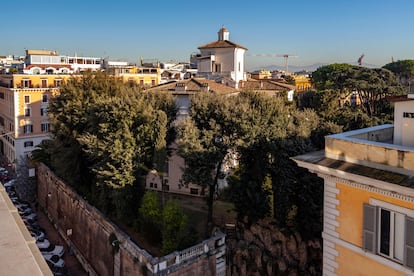 Vista de la Villa Ludovisi Boncompagni, en Roma, tomada la semana pasada.