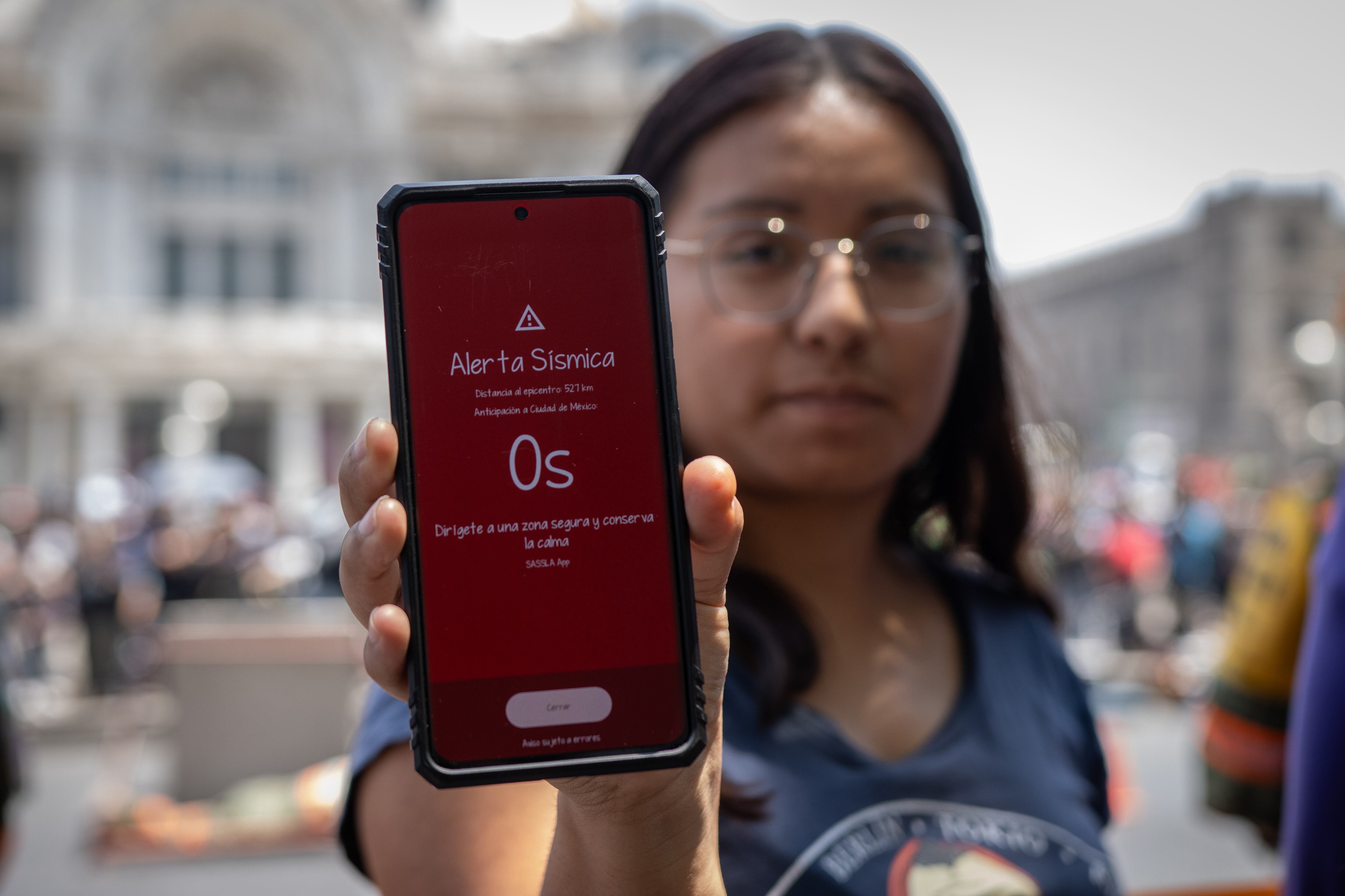 Simulacro de sismo, en Ciudad de México, el 29 de abril.