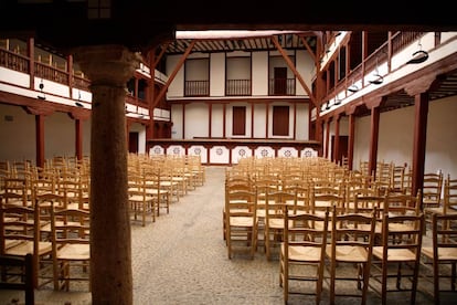 Interior del Corral de Comedias, en la villa de Almagro.