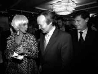 B 32182 (18/ENE/00) -COLOR- PP CATALUNYA, REUNION ENTRE JOSEP PIQUE Y ALBERTO FERNANDEZ DIAZ. -FOTO: CARLES RIBAS.