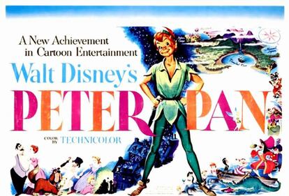 Cartel del 'Peter Pan' de Disney.