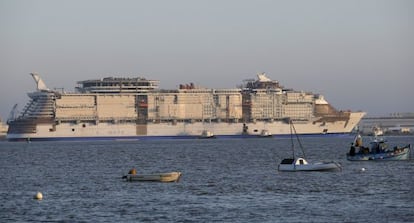 Avarada del vaixell de creuers 'Harmony of the Seas', a França.